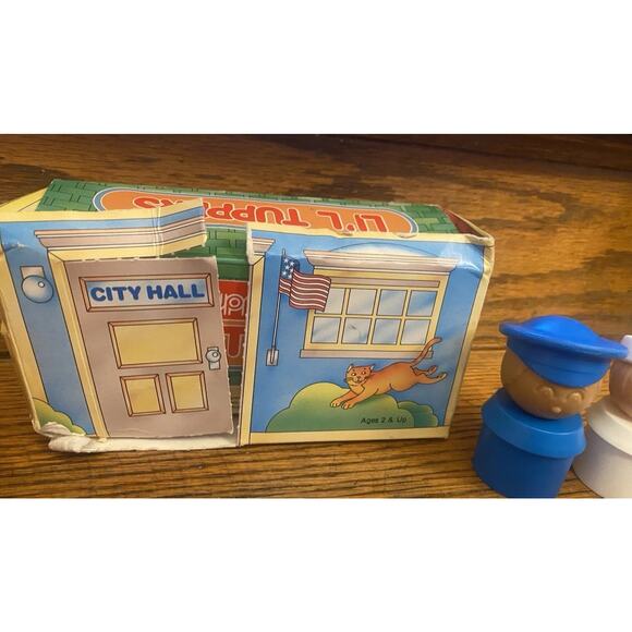 VTG Li'l Tuppers Nurse fireman Mail man Construction Workers Neat 1988 In Box - Picture 3 of 6